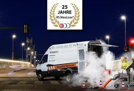 25 Jahre RS MaxLiner® System | Multitalent für die Rohrleitungssanierung.