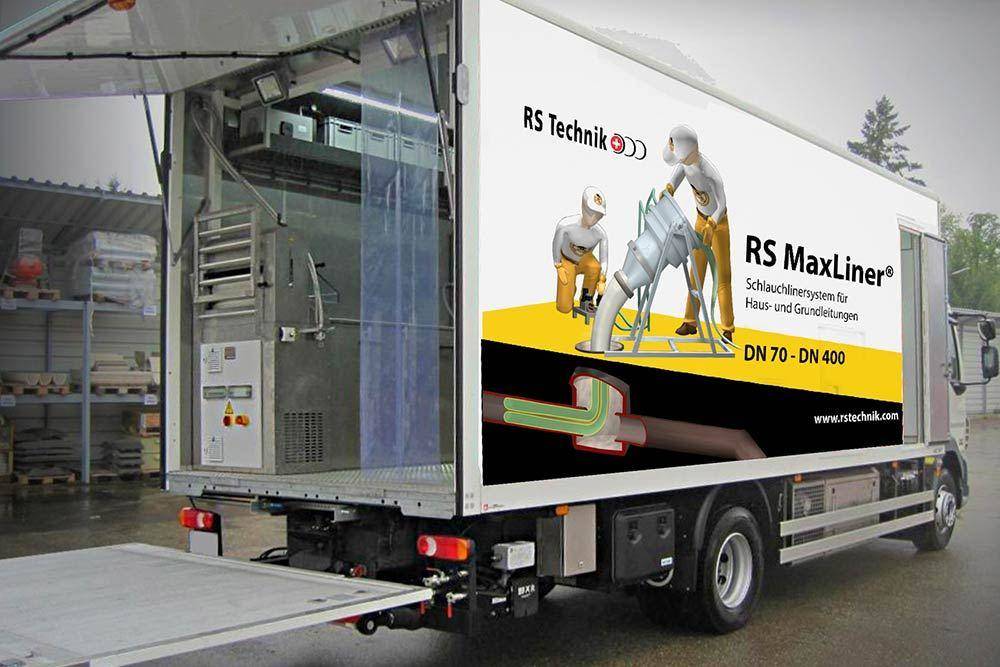 RS Maxliner® 18t Rohrsanierung Kanalsanierung System