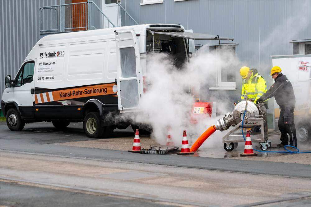 RS Maxliner System im Einsatz - Kanalsanierung