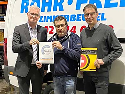Qualitätssiegel für Hausanschluss-Lining 
